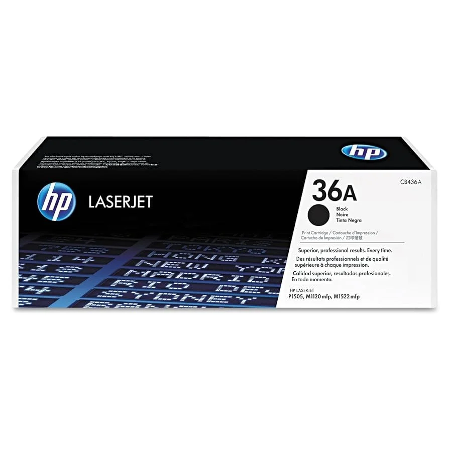 HP 36A Black LaserJet Toner Cartridge